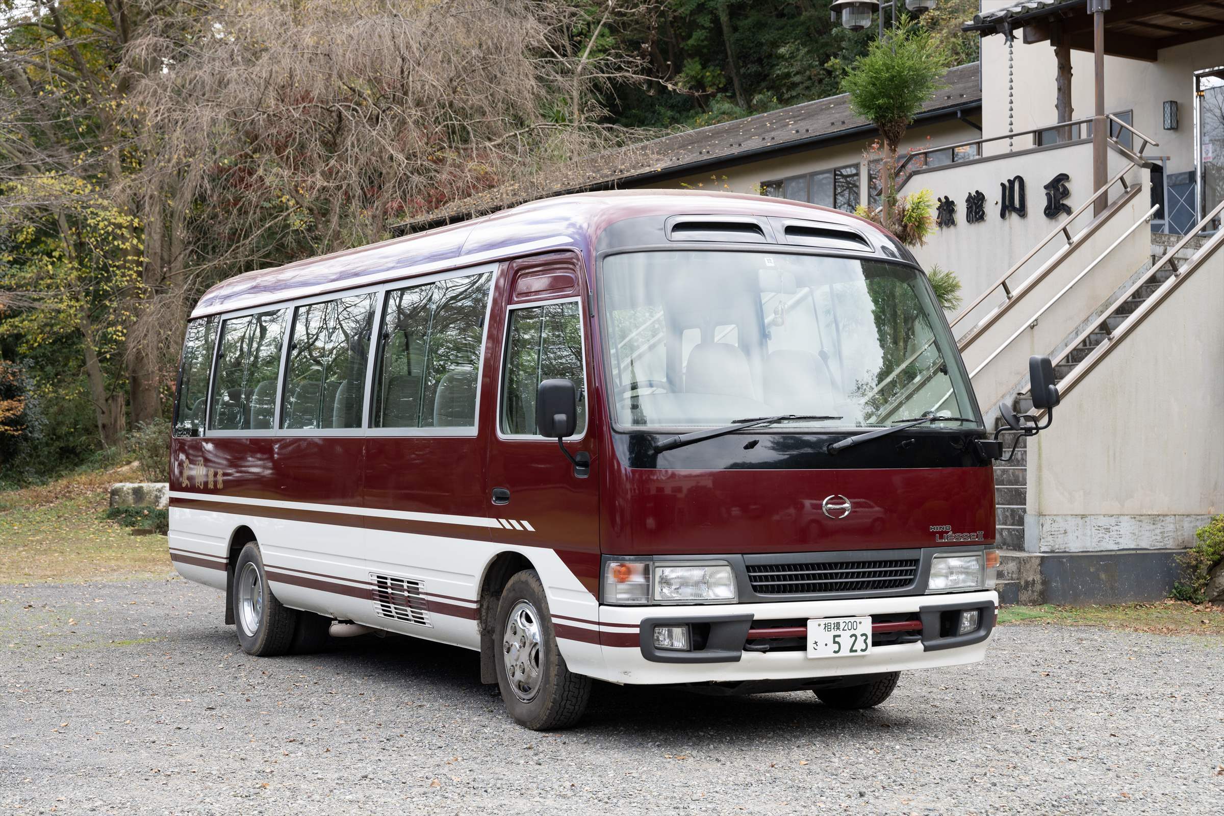 川正旅館の送迎バス