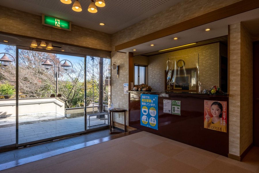 川正旅館のフロント